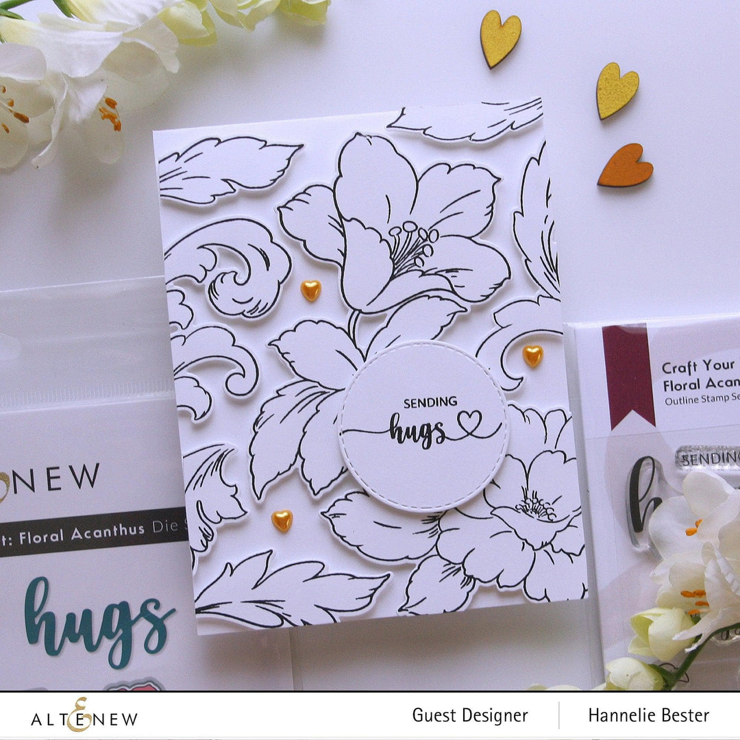 Altenew Craft Your Life Project Kit Craft Your Life Project Kit: Floral Acanthus & Add-on Layering Stencil Bundle