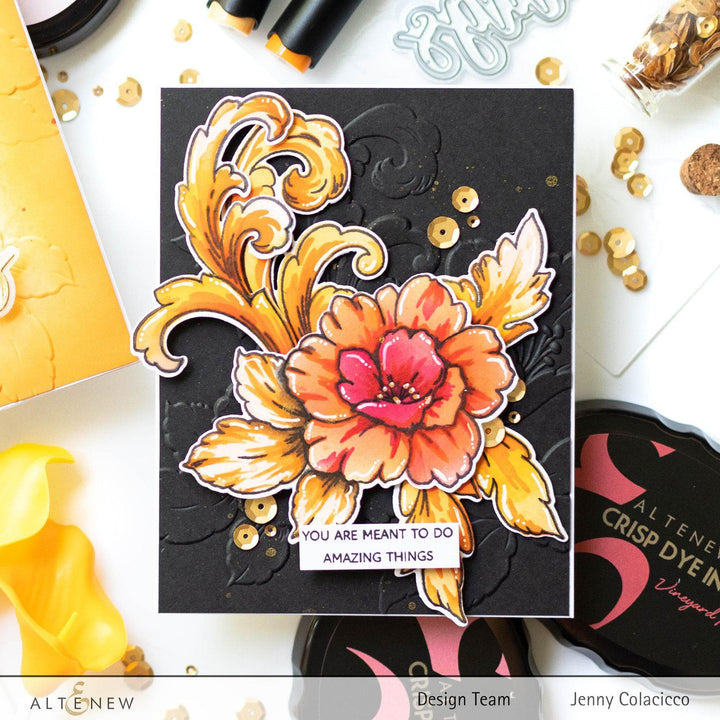 Altenew Craft Your Life Project Kit Craft Your Life Project Kit: Floral Acanthus & Add-on Layering Stencil Bundle