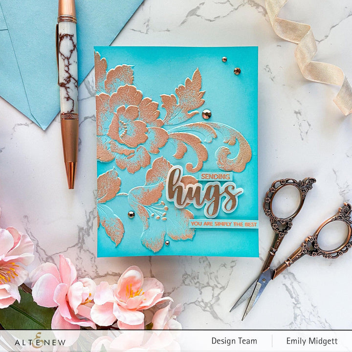 Altenew Craft Your Life Project Kit Craft Your Life Project Kit: Floral Acanthus & Add-on Layering Stencil Bundle