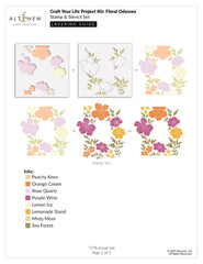 Craft Your Life Project Kit: Floral Odyssey