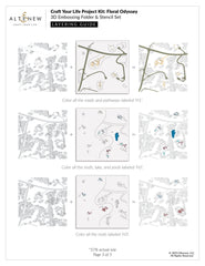 Craft Your Life Project Kit: Floral Odyssey & Add-on Die Bundle