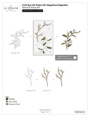 Craft Your Life Project Kit: Magnificent Magnolias
