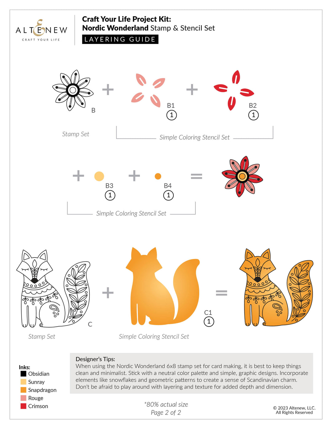 Altenew Craft Your Life Project Kit Craft Your Life Project Kit: Nordic Wonderland