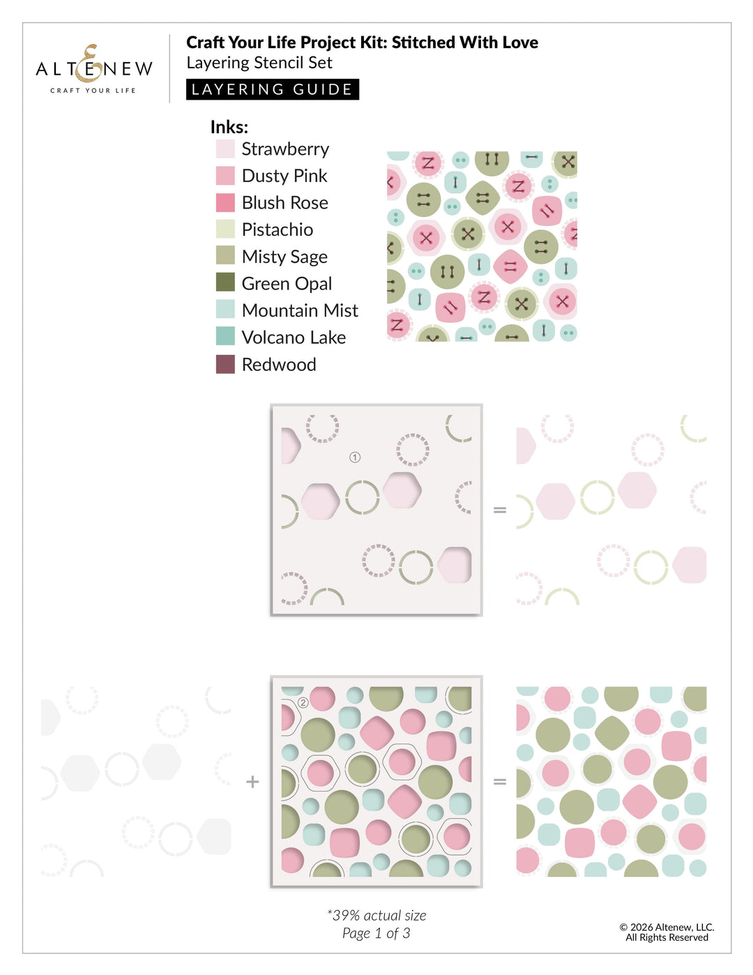 Craft Your Life Project Kit: Stitched With Love & Add-On Die Bundle