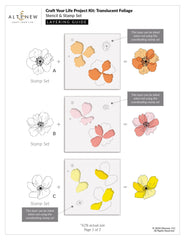 Craft Your Life Project Kit: Translucent Foliage
