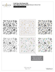 Altenew Craft Your Life Project Kit Craft Your Life Project Kit: Zero-Waste Flowery Pattern