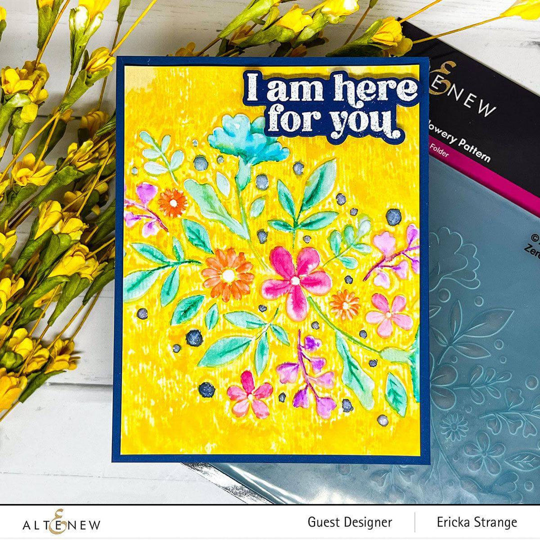Altenew Craft Your Life Project Kit Craft Your Life Project Kit: Zero-Waste Flowery Pattern