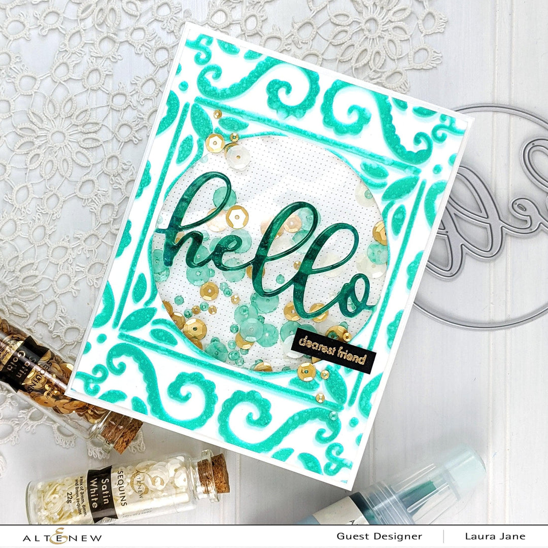 Altenew Die Bundle Circled Greetings Die Bundle