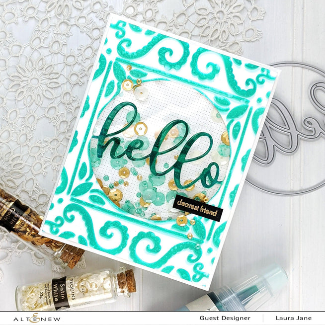 Altenew Die Bundle Circled Greetings Die Bundle