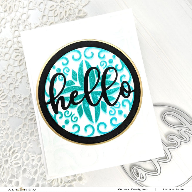 Altenew Die Bundle Circled Greetings Die Bundle