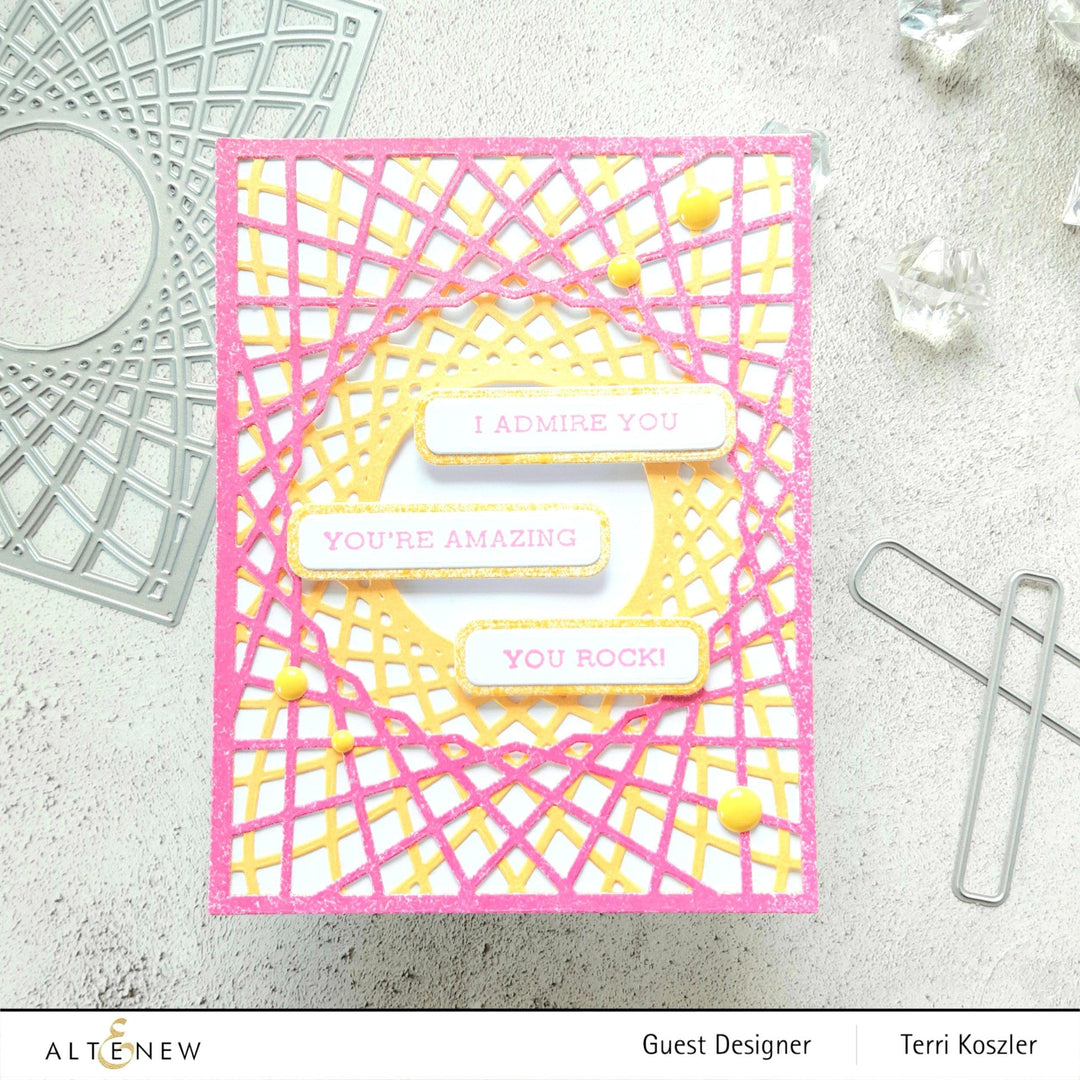 Altenew Die Bundle Layered Geo Cover A & B Die Bundle
