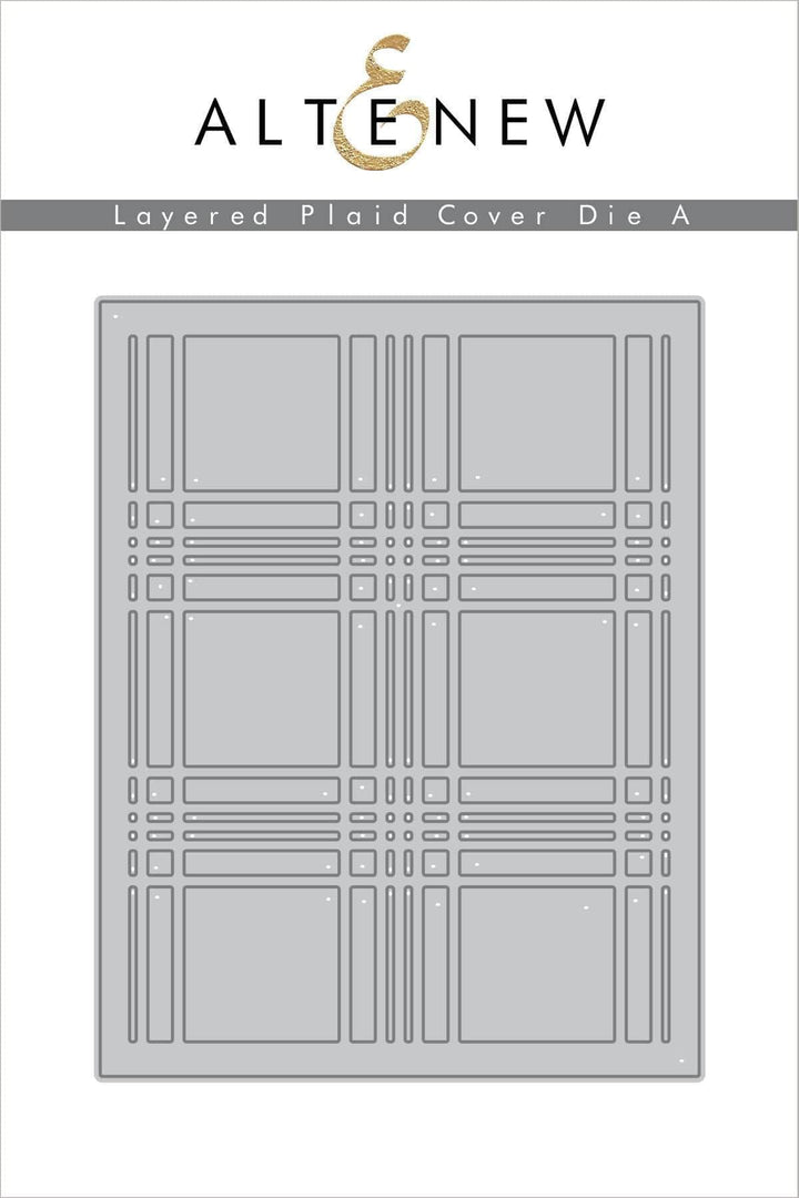 Altenew Die Bundle Layered Plaid Cover Die Bundle