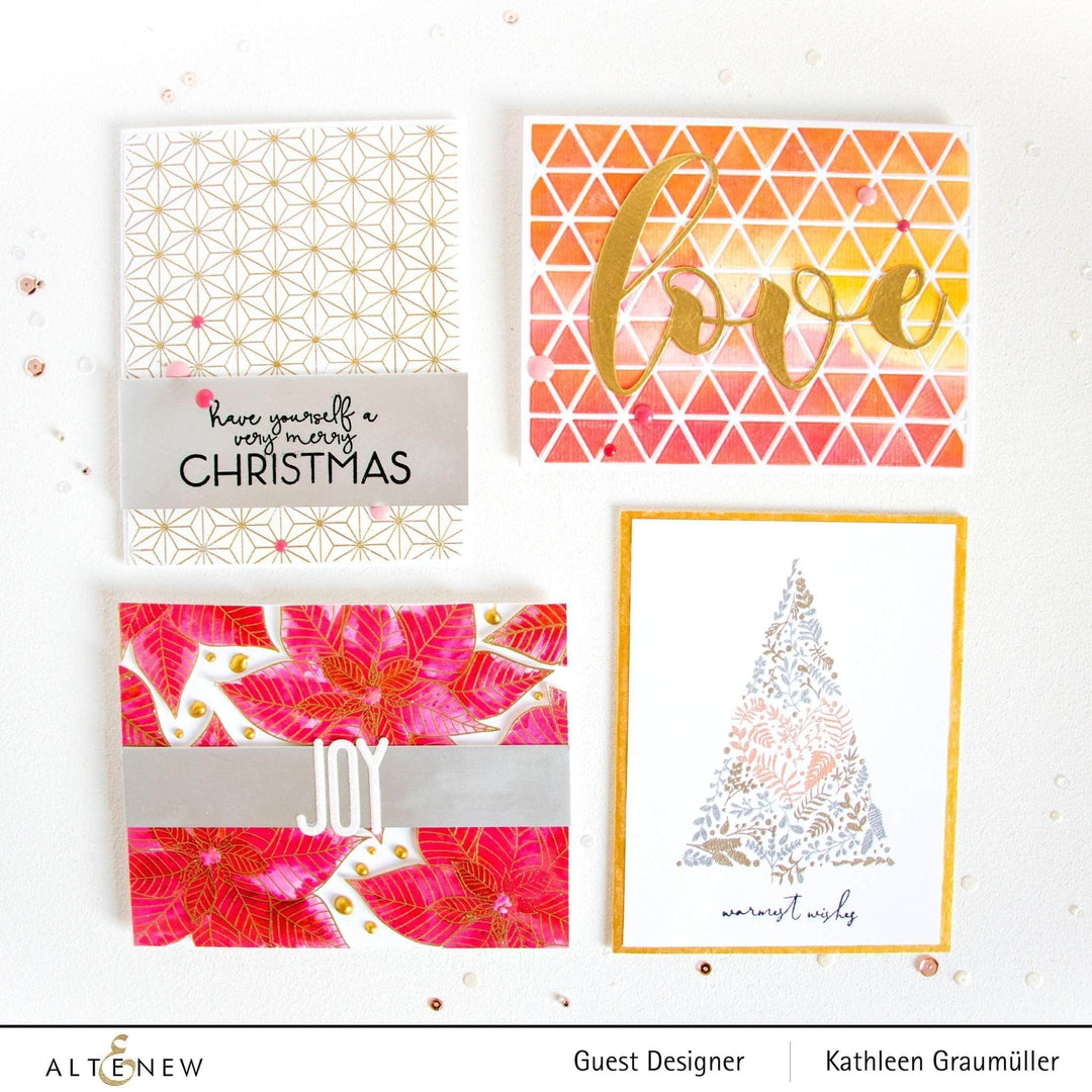 Altenew Die Bundle Layered Snowflake Stars Cover Die A & B Bundle