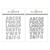 Altenew Die Bundle Linear Pathway Alpha Solid and Outline Die Bundle