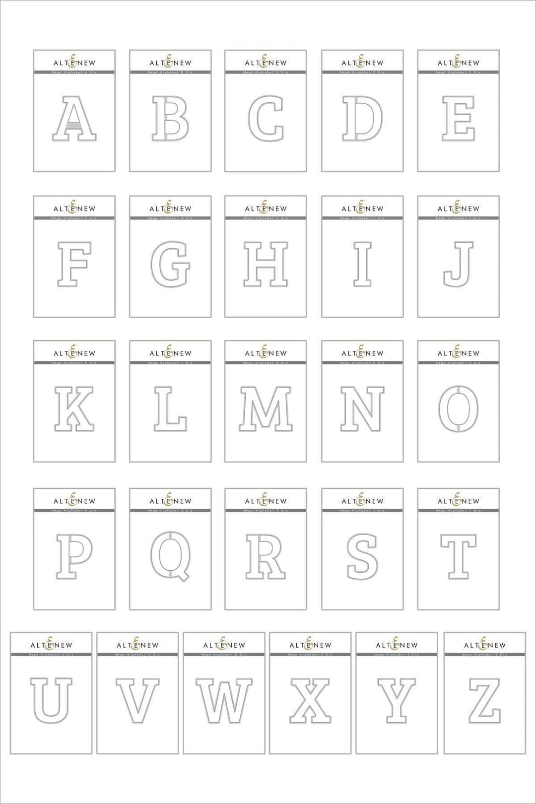 Mega Alphabet Die