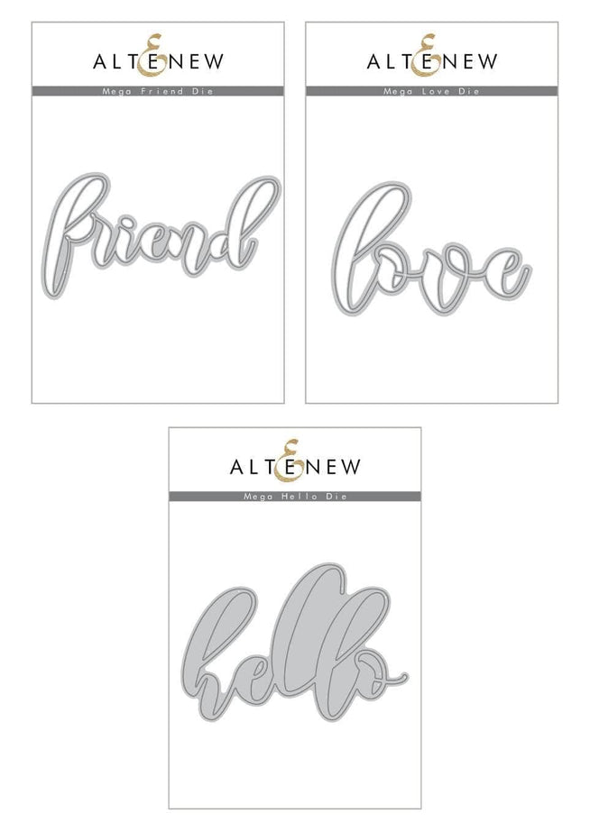 Altenew Die Bundle Mega Words Die Bundle