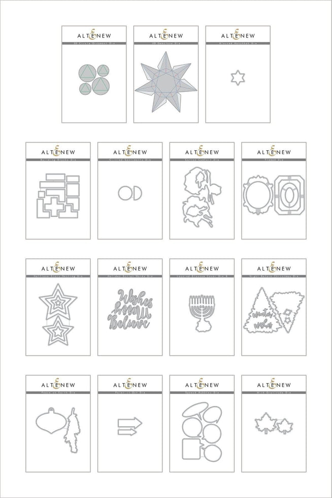Altenew Die Bundle Tis the Season Die Bundle