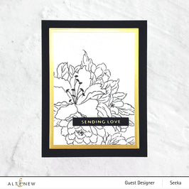 Altenew Die & Hot Foil Plate Bundle Essential Sentiments