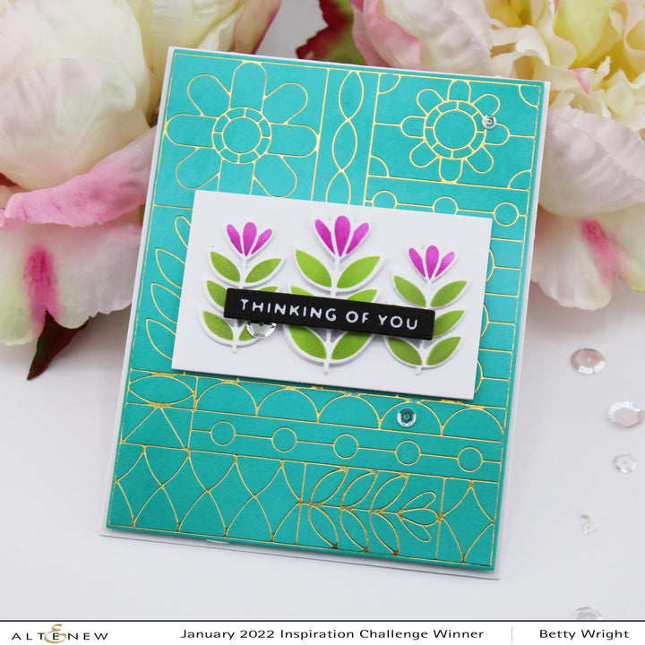 Altenew Die & Hot Foil Plate Bundle Essential Sentiments