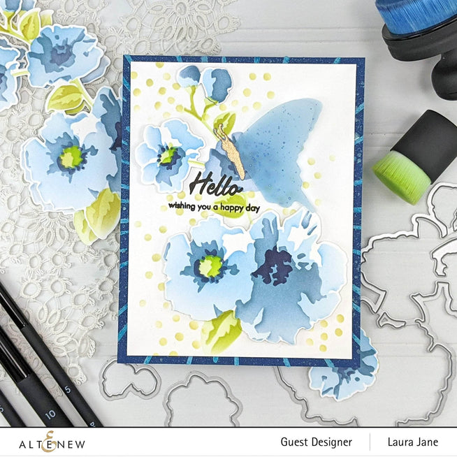 Altenew Die & Stencil Bundle Bountiful Butterflies Stencil & Die Bundle