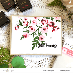 Altenew Die & Stencil Bundle Meadow Bush Layering Stencil & Die Bundle