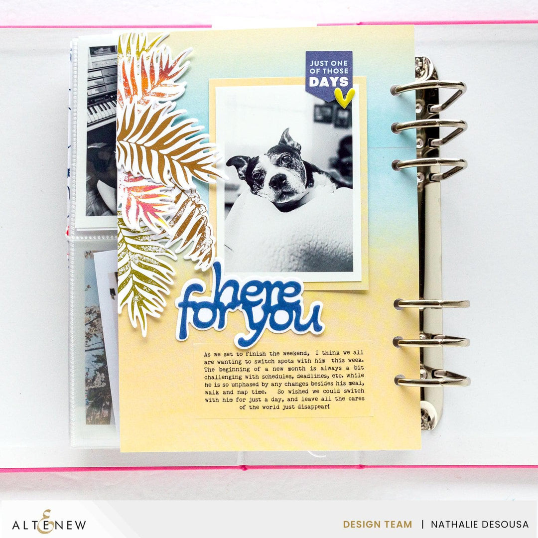 Altenew Die & Stencil & Hot Foil Plate Bundle Delicate Palms