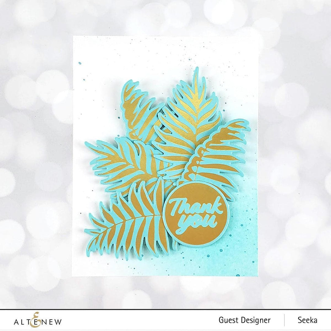Altenew Die & Stencil & Hot Foil Plate Bundle Delicate Palms