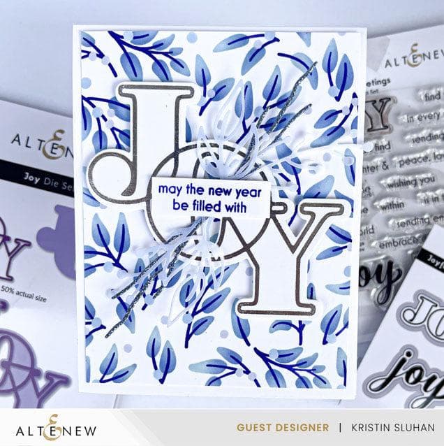 Altenew Die & Stencil & Hot Foil Plate Bundle Joy