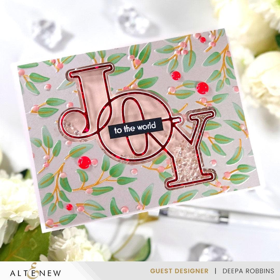 Altenew Die & Stencil & Hot Foil Plate Bundle Joy