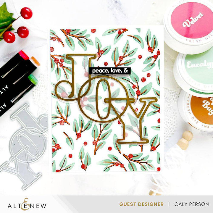 Altenew Die & Stencil & Hot Foil Plate Bundle Joy