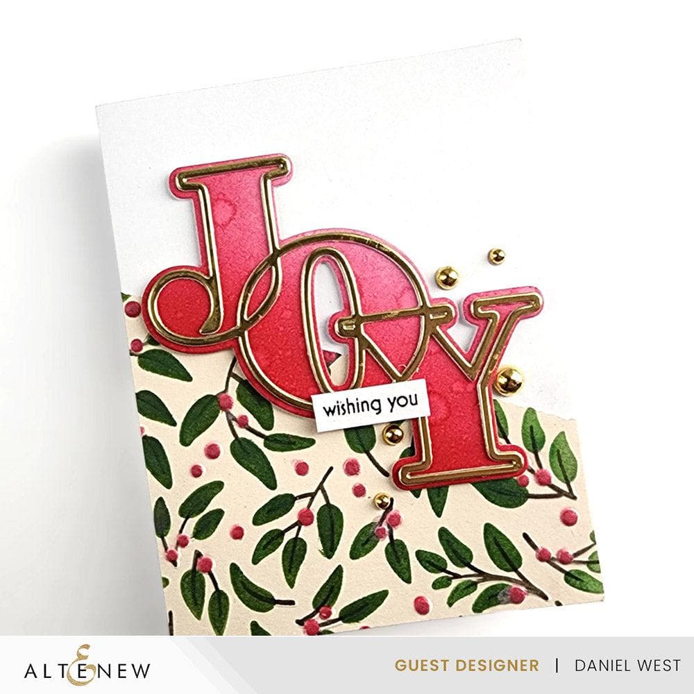 Altenew Die & Stencil & Hot Foil Plate Bundle Joy