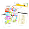 Altenew Die & Stencil & Hot Foil Plate & Enamel Elements Bundle Flower Shine