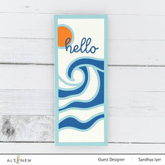 Part A-Glitz Art Craft Co.,LTD Dies Abstract Seascape Slim Cover Die