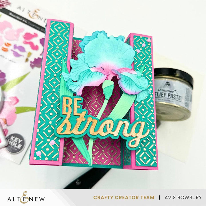 Be Strong Word Die Set