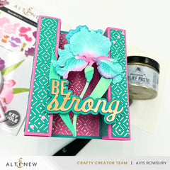 Be Strong Word Die Set