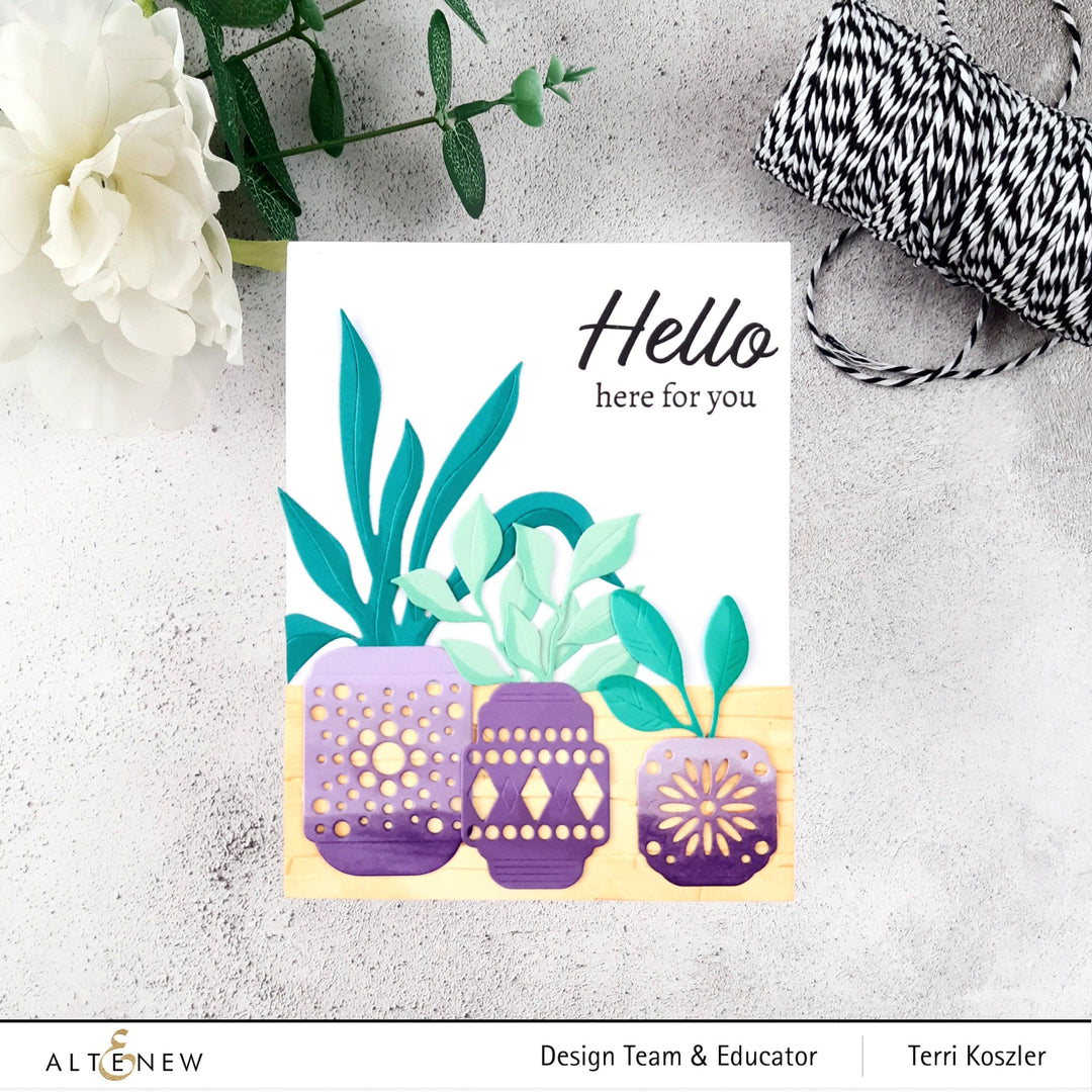Part A-Glitz Art Craft Co.,LTD Dies Boho Vases Die Set