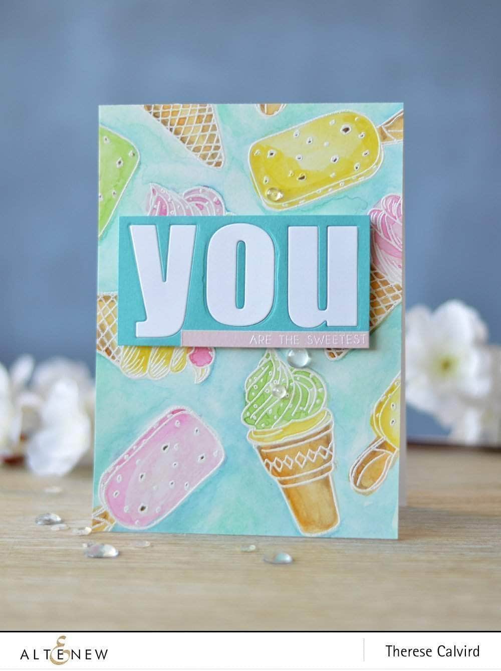 Part A-Glitz Art Craft Co.,LTD Dies Bold Alphabet Die Set
