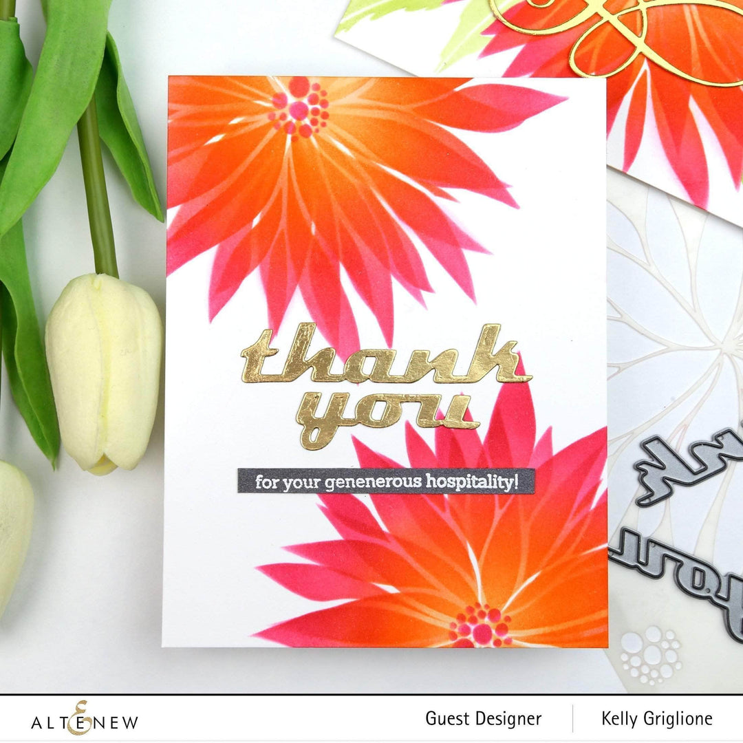 Part A-Glitz Art Craft Co.,LTD Dies Bold Greetings Die Set