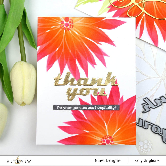 Part A-Glitz Art Craft Co.,LTD Dies Bold Greetings Die Set