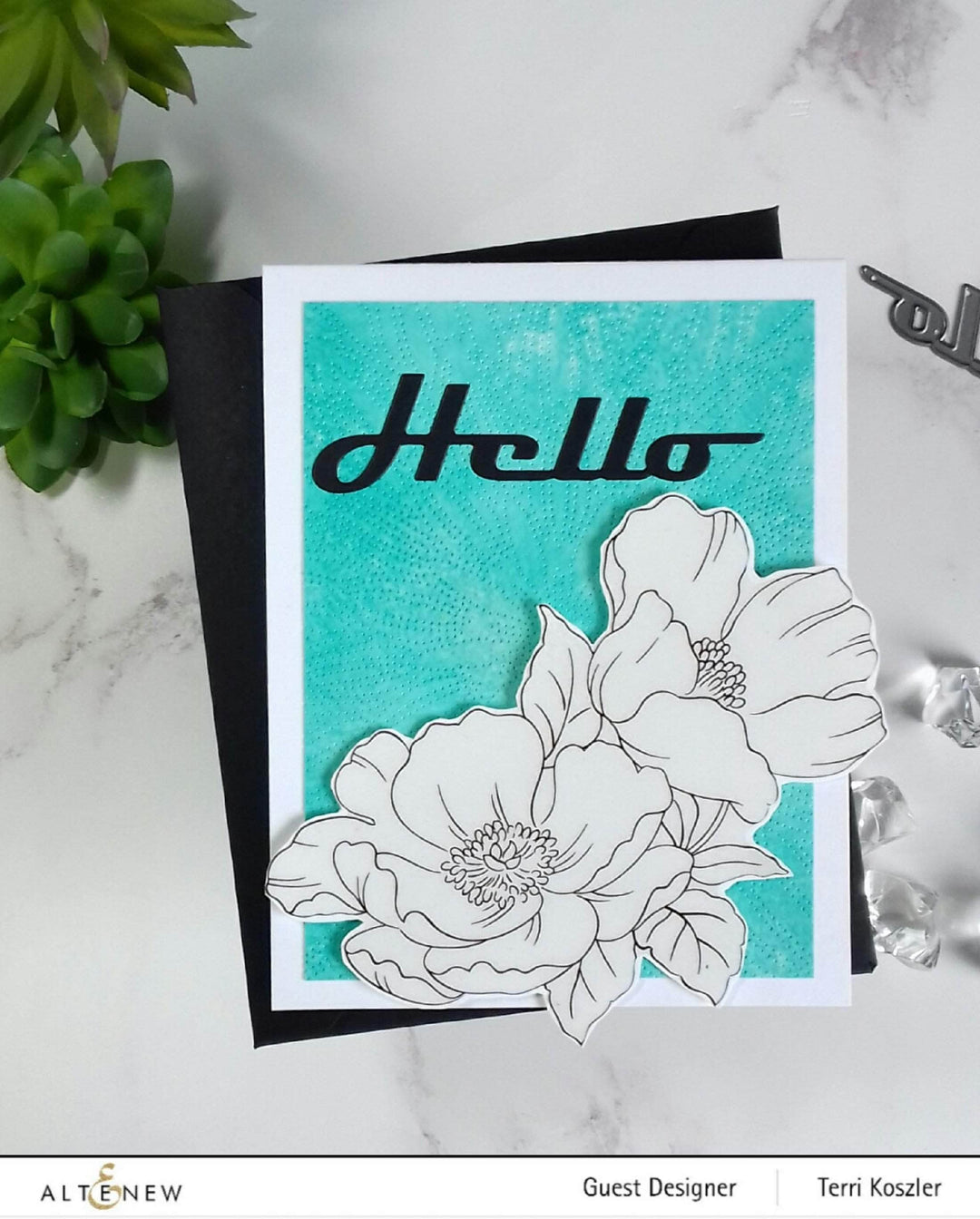 Part A-Glitz Art Craft Co.,LTD Dies Bold Greetings Die Set