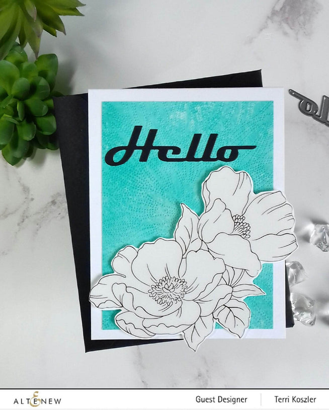 Part A-Glitz Art Craft Co.,LTD Dies Bold Greetings Die Set