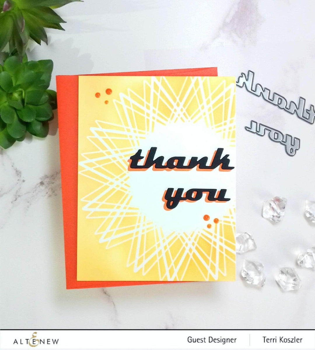 Part A-Glitz Art Craft Co.,LTD Dies Bold Greetings Die Set