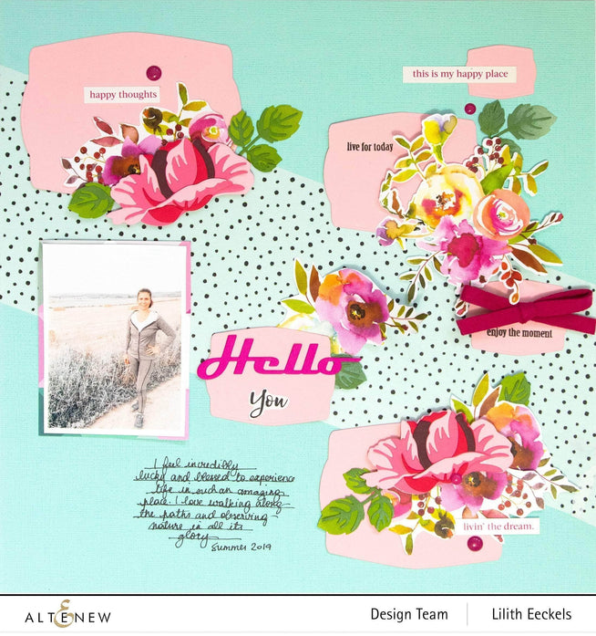 Part A-Glitz Art Craft Co.,LTD Dies Bold Greetings Die Set