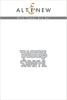 Part A-Glitz Art Craft Co.,LTD Dies Bold Thanks Die Set