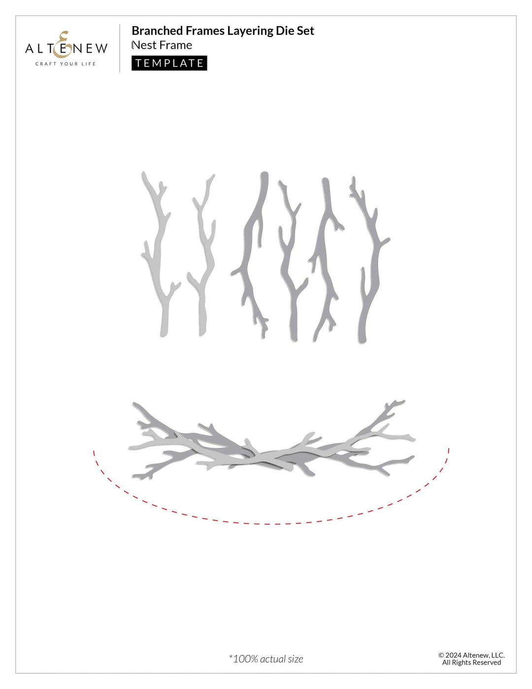 Branched Frames Die Set