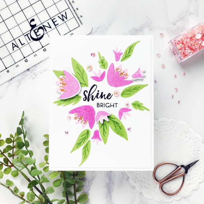 Part A-Glitz Art Craft Co.,LTD Dies Bright Blossoms Die Set