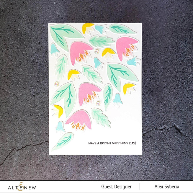 Part A-Glitz Art Craft Co.,LTD Dies Bright Blossoms Die Set
