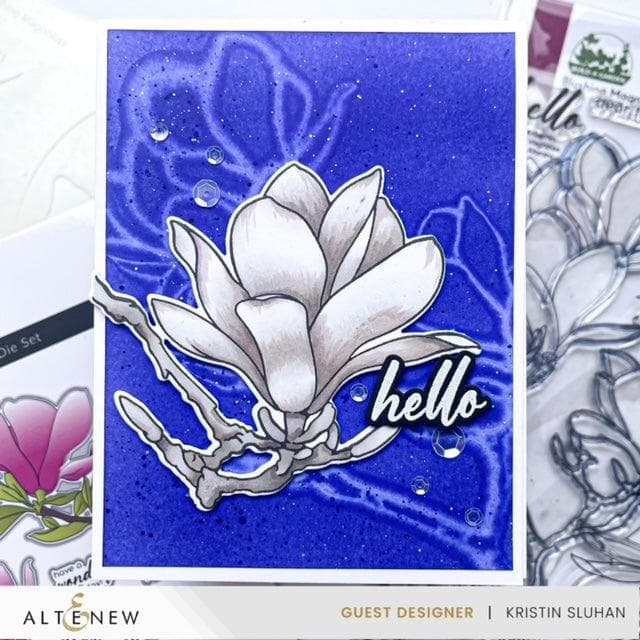 Part A-Glitz Art Craft Co.,LTD Dies Build-A-Garden: Blushing Magnolias Add-on Die Set