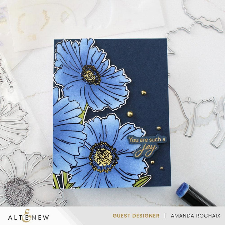 Part A-Glitz Art Craft Co.,LTD Dies Build-A-Garden: Cheerful Coreopses Add-on Die Set