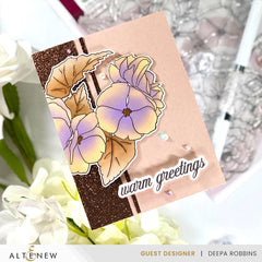 Part A-Glitz Art Craft Co.,LTD Dies Build-A-Garden: Frilly Begonia Add-on Die Set